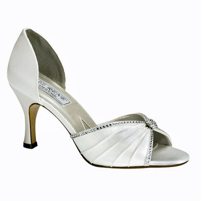 Addison Dyeable Low Heel Bridal Shoes