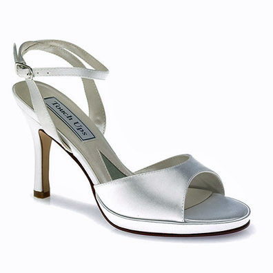 Angel Dyeable Satin High Heel Bridal Shoes