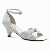 Claudia Mid Heel Bridal Shoes