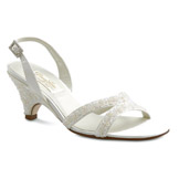 Madeline Ivory High Heel Silk Bridal Shoes