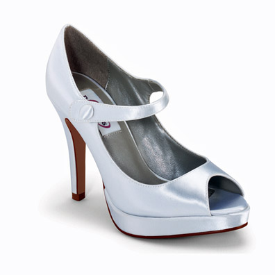 Royal Dyeable White Sky High Heel Bridal Shoes